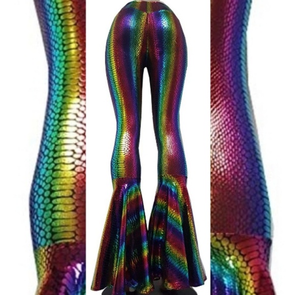 Colorful bellbottom pants - Picture 2 of 8